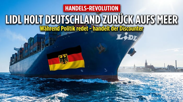 Wenn ein Discounter klüger handelt als die Politik: Lidl holt die deutsche Flagge zurück aufs Meer