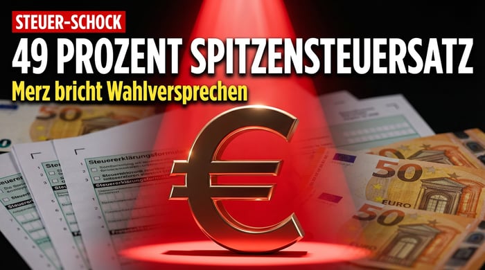 Wortbruch mit Ansage: Union liebäugelt mit Spitzensteuersatz von 49 Prozent