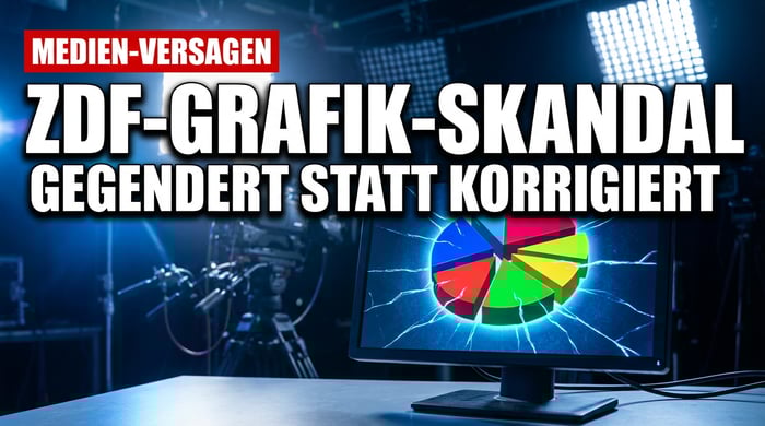ZDF schiebt Grafikpanne auf „komplexes Programm" – und gendert lieber statt zu korrigieren