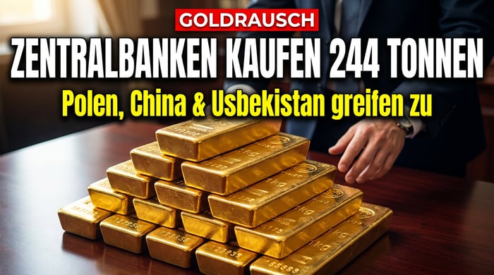 Zentralbanken greifen beherzt zu: Goldkäufe explodieren trotz Iran-Krieg