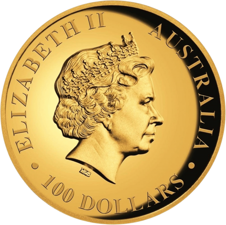 Abbildung der Wertseite: Königin Elizabeth II., Umschrift ELIZABETH II und AUSTRALIA, unten der Nennwert