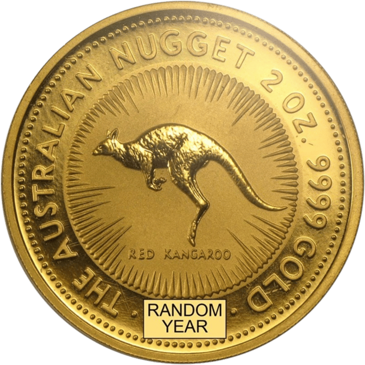 Imagen de ejemplo de una moneda de esta emisión: una moneda de la serie con una pegatina, la imagen muestra uno de varios años posibles