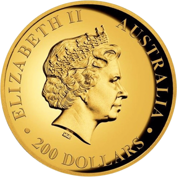 Abbildung der Wertseite: Königin Elizabeth II., Umschrift ELIZABETH II und AUSTRALIA, unten der Nennwert