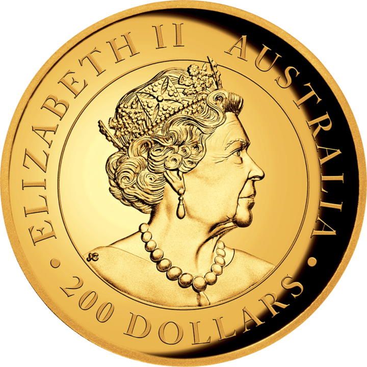 Abbildung der Wertseite: Königin Elizabeth II., Umschrift ELIZABETH II und AUSTRALIA, unten der Nennwert