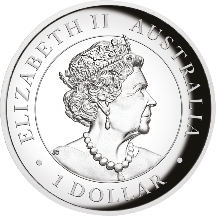 Abbildung der Wertseite: Königin Elizabeth II., Umschrift ELIZABETH II und AUSTRALIA, unten der Nennwert