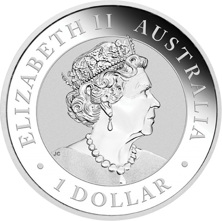Kookaburra 2021, side with the effigy, image