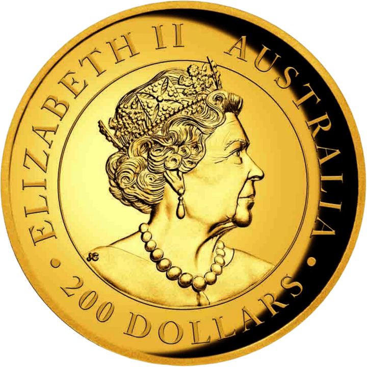 Abbildung der Wertseite: Königin Elizabeth II., Umschrift ELIZABETH II und AUSTRALIA, unten der Nennwert