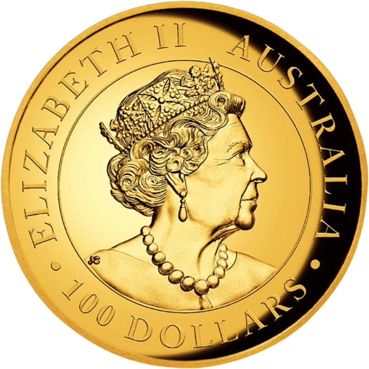 Abbildung der Wertseite: Königin Elizabeth II., Umschrift ELIZABETH II und AUSTRALIA, unten der Nennwert