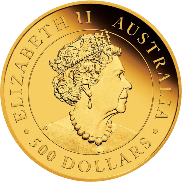 Abbildung der Wertseite: Königin Elizabeth II., Umschrift ELIZABETH II und AUSTRALIA, unten der Nennwert