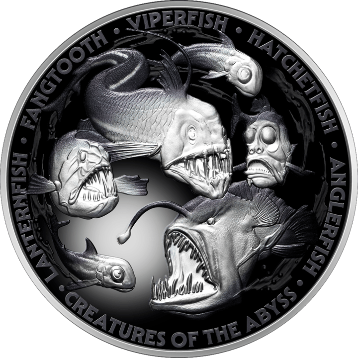 Deep sea on 5 ounces of silver, reverse, image