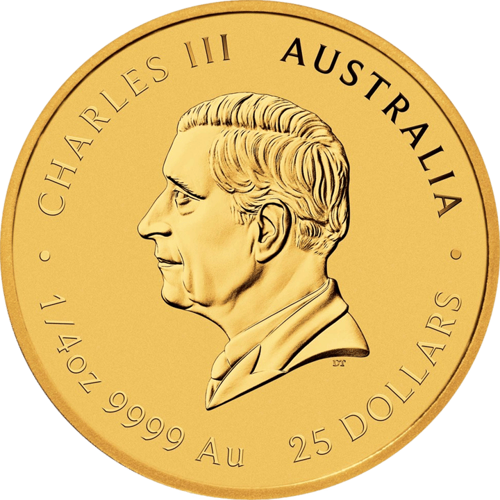 Abbildung der Wertseite: König Charles III. im Profil, Umschrift CHARLES III und AUSTRALIA, unten der Nennwert