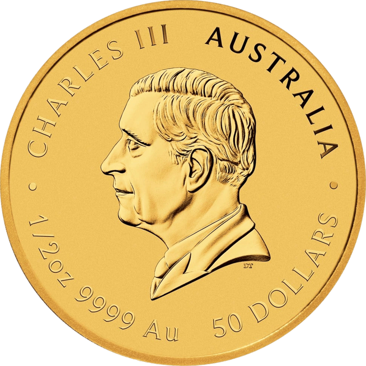 Abbildung der Wertseite: König Charles III. im Profil, Umschrift CHARLES III und AUSTRALIA, unten der Nennwert
