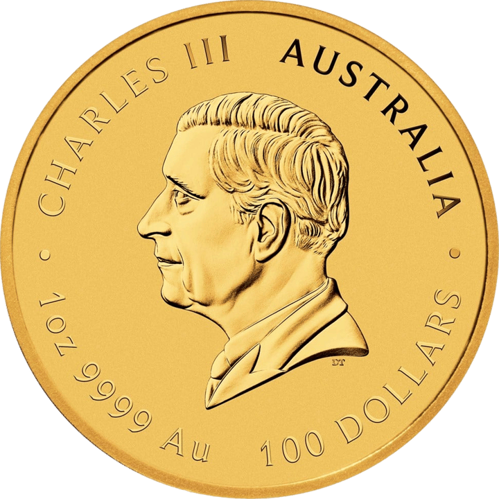 Abbildung der Wertseite: König Charles III. im Profil, Umschrift CHARLES III und AUSTRALIA, unten der Nennwert