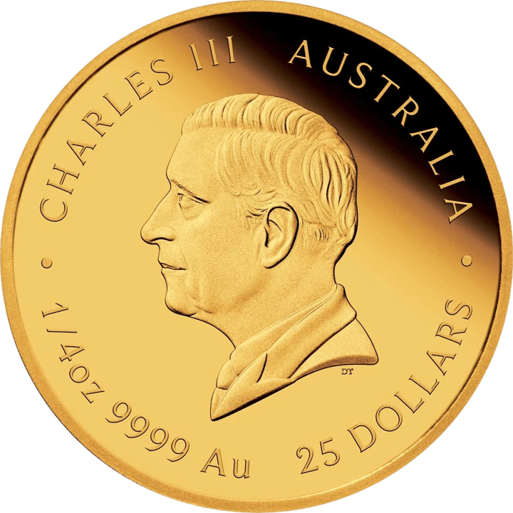 Abbildung der Wertseite: König Charles III. im Profil, Umschrift CHARLES III und AUSTRALIA, unten der Nennwert