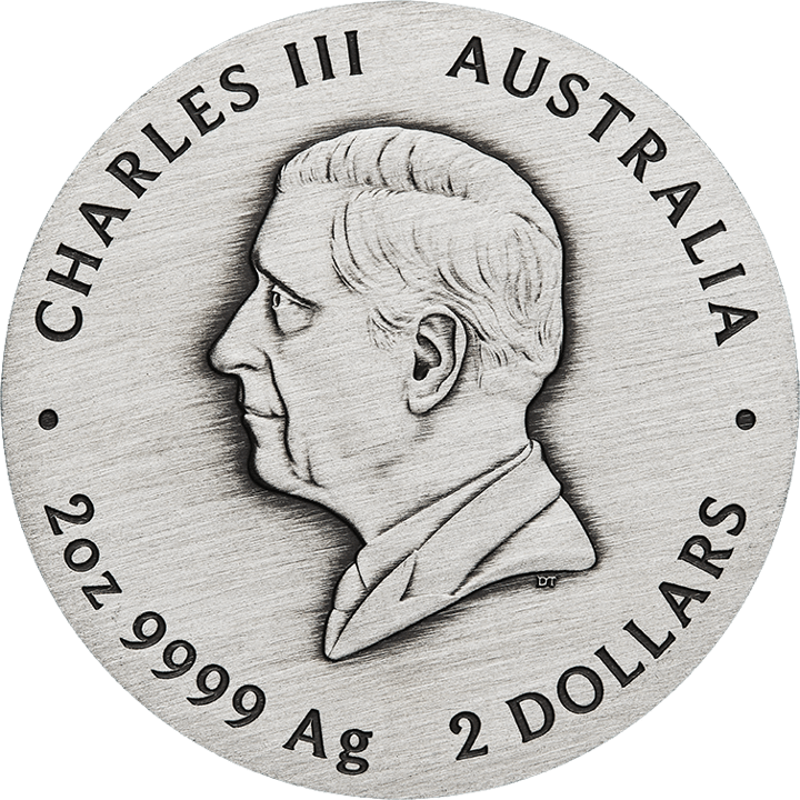 Abbildung der Wertseite: König Charles III. im Profil, Umschrift CHARLES III und AUSTRALIA, unten der Nennwert