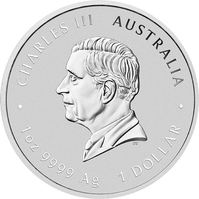 Abbildung der Wertseite: König Charles III. im Profil, Umschrift CHARLES III und AUSTRALIA, unten der Nennwert