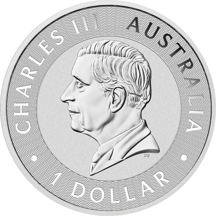 Abbildung der Wertseite: König Charles III. im Profil, Umschrift CHARLES III und AUSTRALIA, unten der Nennwert