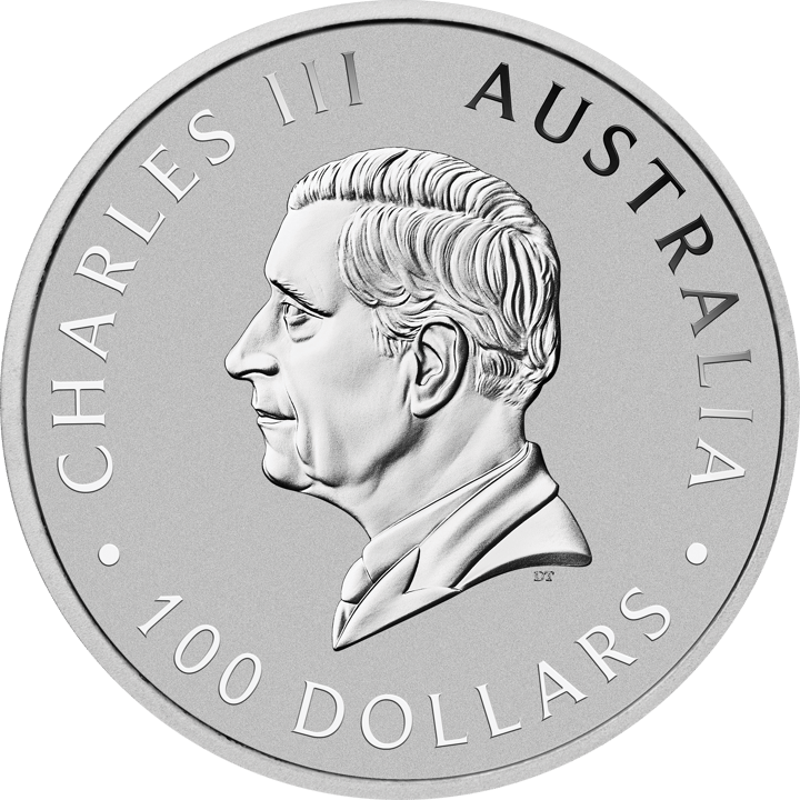 Abbildung der Wertseite: König Charles III. im Profil, Umschrift CHARLES III und AUSTRALIA, unten der Nennwert