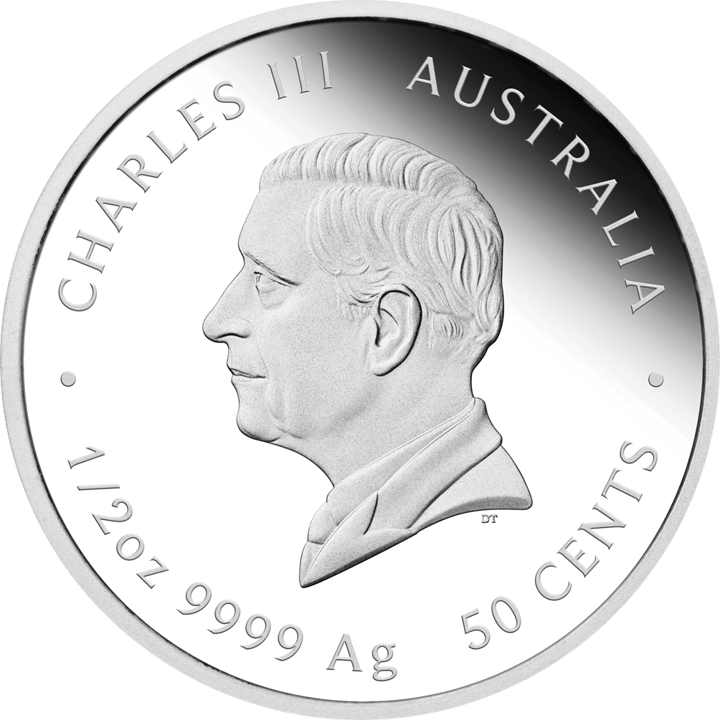 Abbildung der Wertseite: König Charles III. im Profil, Umschrift CHARLES III und AUSTRALIA, unten der Nennwert
