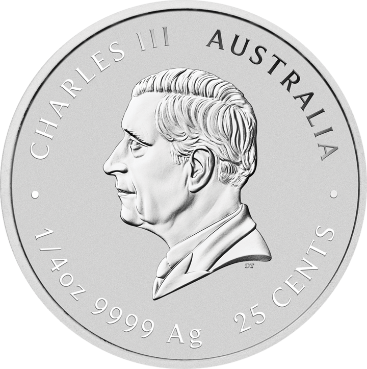 Abbildung der Wertseite: König Charles III. im Profil, Umschrift CHARLES III und AUSTRALIA, unten der Nennwert