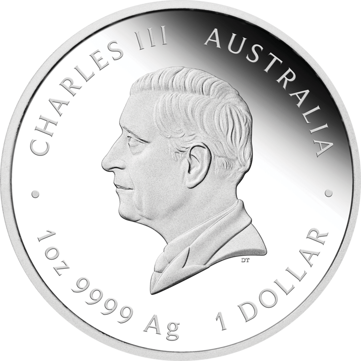 Abbildung der Wertseite: König Charles III. im Profil, Umschrift CHARLES III und AUSTRALIA, unten der Nennwert