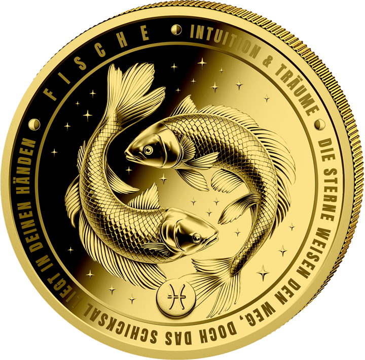 Imagen del producto, reverso: dos peces que se siguen en círculo