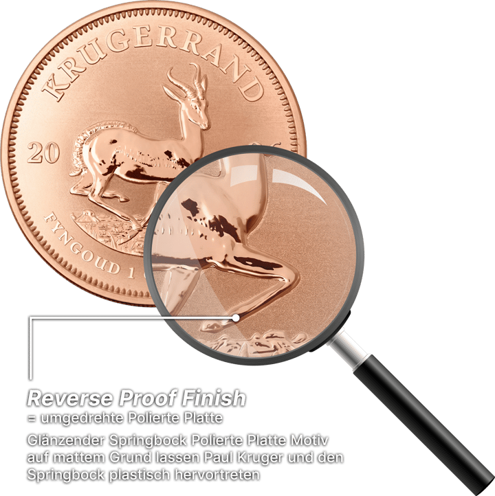 Reverse proof explained: a gleaming design on a matte field under the loupe