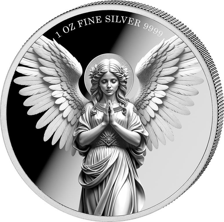 1 Unze Silber Schutzengel 2026 (Auflage: 5.000 | Polierte Platte)