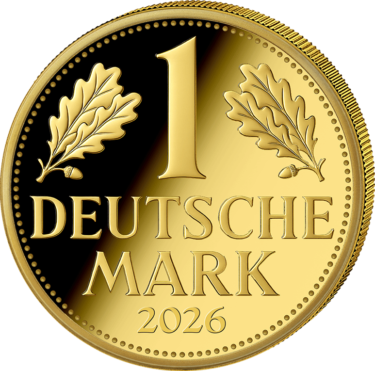 1/200 Unze Gold Deutsche Mark 2026 (Auflage: 5.000 | Polierte Platte)