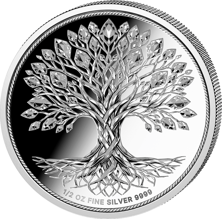 1/2 Unze Silber Lebensbaum 2026 (Auflage: 5.000 | Polierte Platte)