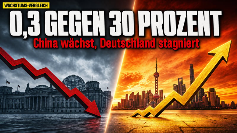 0,3 gegen 30 Prozent: Der China-Schock trifft Deutschland mit voller Wucht