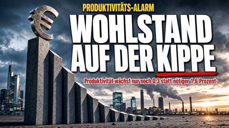 0,3 Prozent: Deutschlands Wohlstand steht auf der Kippe