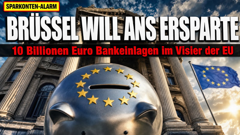 10 Billionen im Visier: Brüssel will an die Sparkonten der Bürger