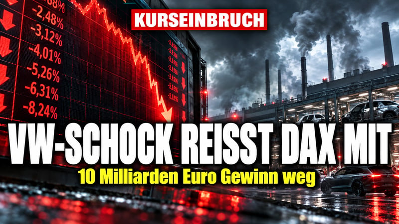 10 Milliarden weg: VW-Schock lässt den ganzen Dax abstürzen