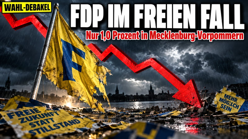 1,0 Prozent: Die FDP hat sich selbst abgewickelt