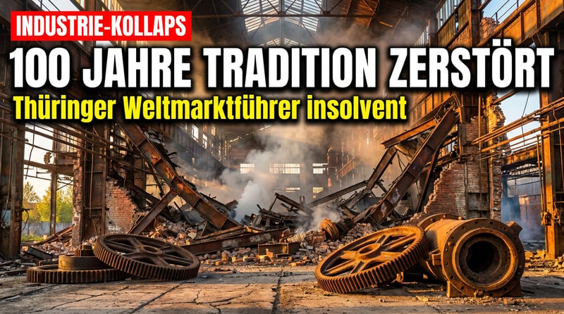 100 Jahre Tradition zerschlagen: Thüringer Weltmarktführer kapituliert vor der Industriekrise