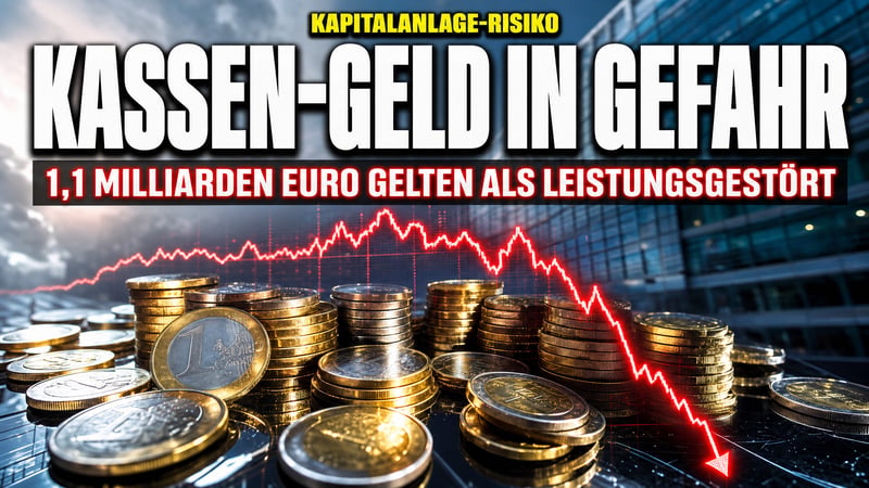 1,1 Milliarden Euro in Gefahr: Krankenkassen verzockt?