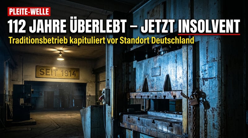112 Jahre Geschichte, drei Monate Insolvenzgeld: Wie Deutschland seinen Mittelstand verheizt