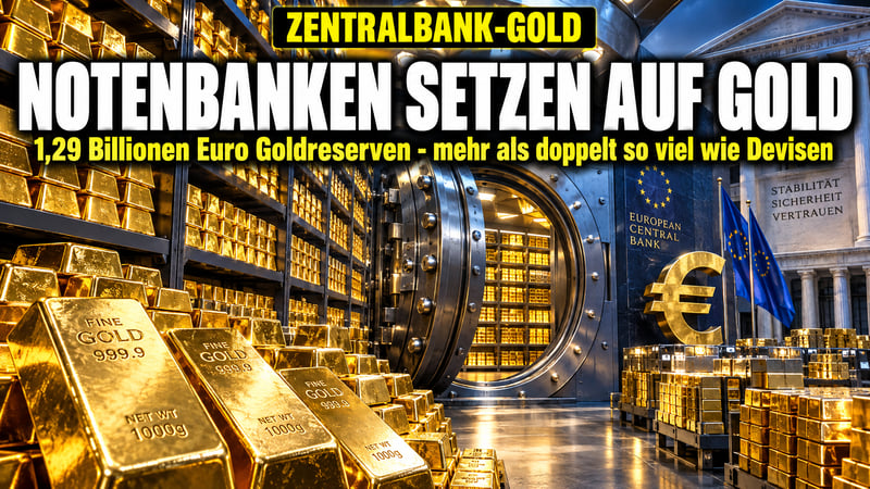 1,29 Billionen Euro in Gold: Der stille Schatz der Euro-Notenbanken