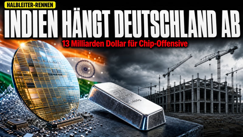 13 Milliarden für Chips: Indiens Geheimwaffe schlägt Deutschland