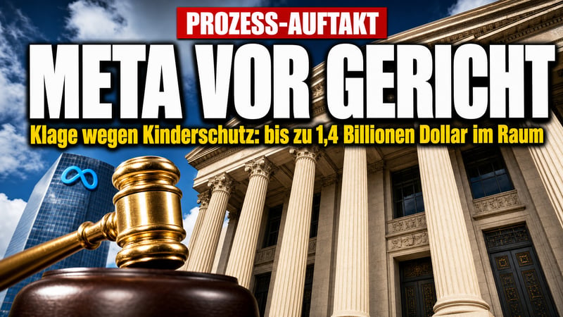 1,4 Billionen Dollar: Meta steht wegen Kindern vor Gericht!