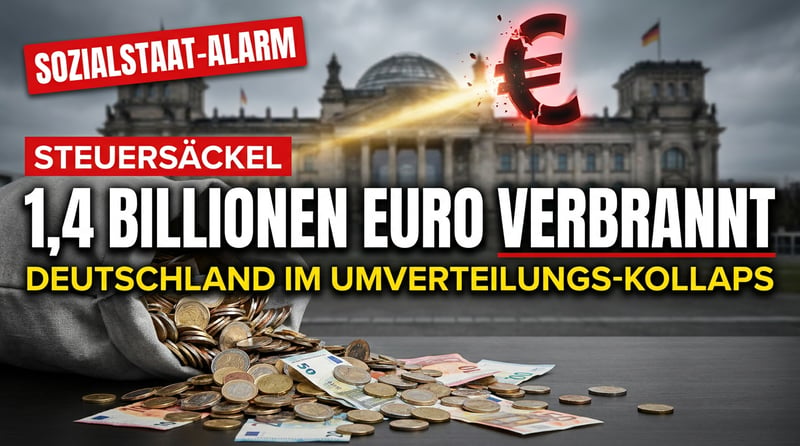 1,4 Billionen Euro Sozialausgaben: Wie Deutschland sich selbst in den Ruin verwaltet