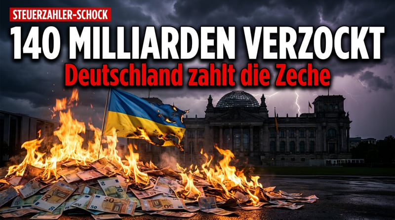 140-Milliarden-Poker: Wie der deutsche Steuerzahler zum Hauptzahlmeister des Ukraine-Krieges wird