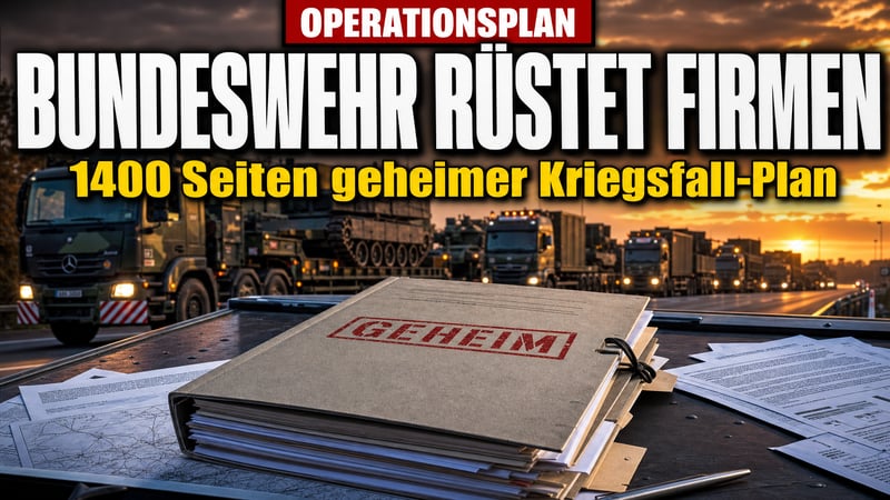 1400 Seiten geheim: Bundeswehr rüstet Firmen für den Kriegsfall