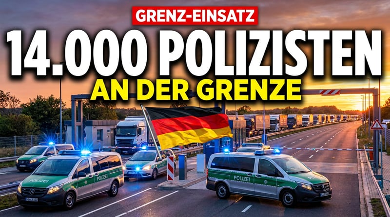 14.000 Beamte an der Grenze: Wenn der Staat endlich seine Pflicht tut