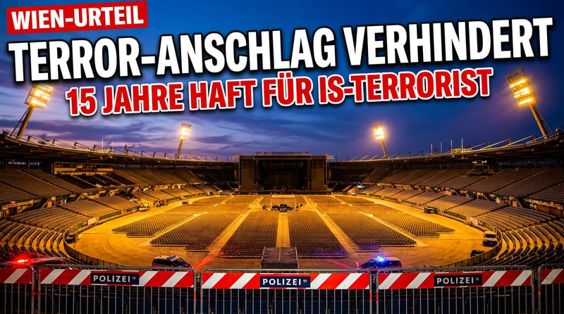 15 Jahre Haft für IS-Terroristen: Wiener Justiz verhindert Massaker an Taylor-Swift-Fans