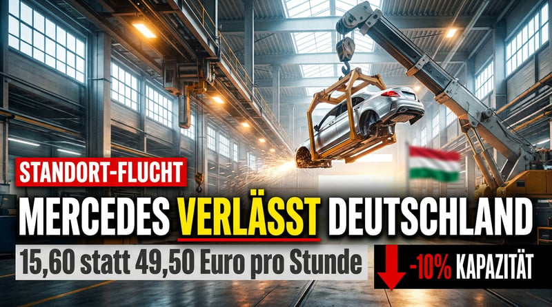 15,60 statt 49,50 Euro: Wie Mercedes Deutschland den Rücken kehrt – und warum die Politik schweigt