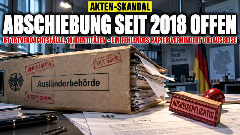 16 Namen, 61 Akteneinträge: Warum ist dieser Mann noch hier?