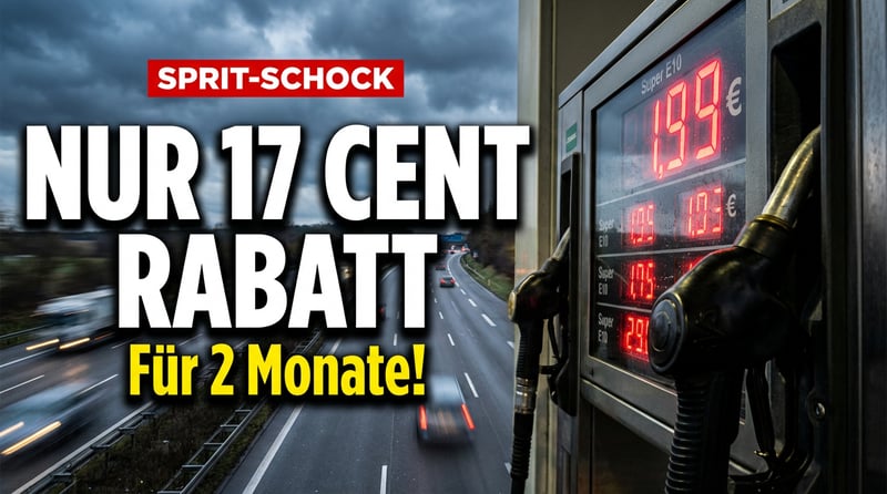 17 Cent Spritrabatt: Merz' Trostpflaster für den geschröpften Autofahrer