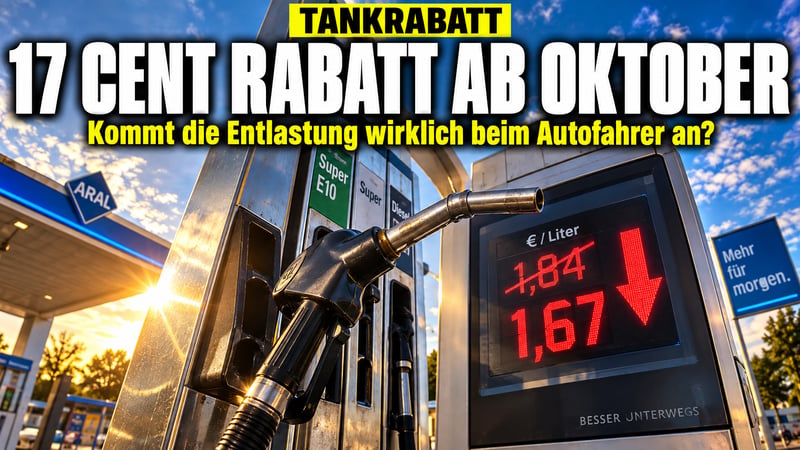 17 Cent weniger an der Zapfsäule: Rettung oder teure Beruhigungspille?